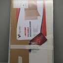 VIZ-PRO Large Cork Bulletin Board/Foldable Noticeboard, 48 X 48 Inches, Silver Aluminium Frame