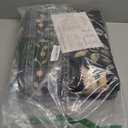 junovo 5X8 Jungle Animal Print Area Rug for Living Room, Washable Non-Slip Bedroom Rugs, Soft Low Pile Peacock Floral Carpet for Dining Room Playroom Nursery (Black)