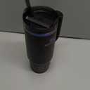 Stanley Quencher H2.0 Tumbler with Handle and Straw 30 oz | Flowstate 3-Position Lid | Cup Holder Compatible for Travel | Insulated Stainless Steel Cup | BPA-Free | Black Chroma