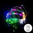XINKAITE Led String Lights Waterproof 32.8ft led Fairy Lights Battery Operated for Wedding, Home, Garden, Party, Christmas Decoration, Multicolor
