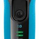 Braun Electric Series 3 Razor with Precision Trimmer, Rechargeable, Wet & Dry Foil Shaver for Men, Blue/Black, 4 Piece