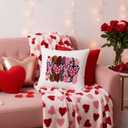 2 x 6Pcs Valentines Day Iron On Transfers - Valentine's Day Heat Transfer Vinyl for Clothes Pillow Hoodie Apron - Leopard Love Heart Design for Valentines Shirts for Women - DIY Craft Supplies