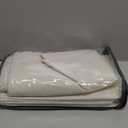 100% Blackout Shield Linen Blackout Curtains for Bedroom 108 Inches Long, Back Tab/Rod Pocket Living Room Drapes, Thermal Insulated Blackout Curtains 2 Panels Set, 50" W x 108" L,Cream