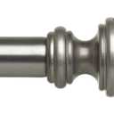 Umbra Marbello Curtain Rod for Window, 36 to 72 inches, Pewter (Silver)