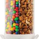 Handy Gourmet Original Triple Candy Machine-Fun Candy & Nut Dispenser-New & Improved (Pearl White), Standard (JB8450PWHI)