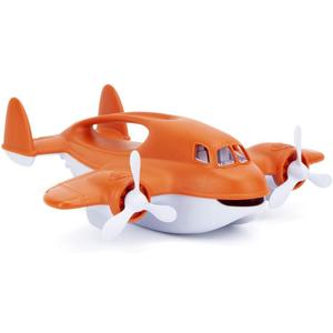 Green Toys Fire Plane - Pretend Play, Motor Skills, Kids Bath Toy Vehicle. No BPA, phthalates, PVC. Dishwasher Safe, Recycled Plastic, Made in USA.