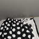 Burbuja Polka Dots Black White Mens Bath Wrap Soft Body Wrap with Adjustable Snap Elastic for Shower Sauna Gym Towel Cover Up