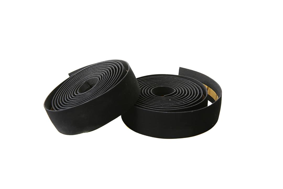 BIKE WORK Bike Handlebar Tape, Anti-Slip Handlebar Tape, EVA Foam Road Bicycle Handlebar Tape, Black Cycling Grip Tape for Handles - 2 Rolls BIKE WORK Bike Handlebar Tape, Anti-Slip Handlebar Tape, EVA Foam Road Bicycle Handlebar Tape, Black Cycling Grip Tape for Handles - 2 Rolls