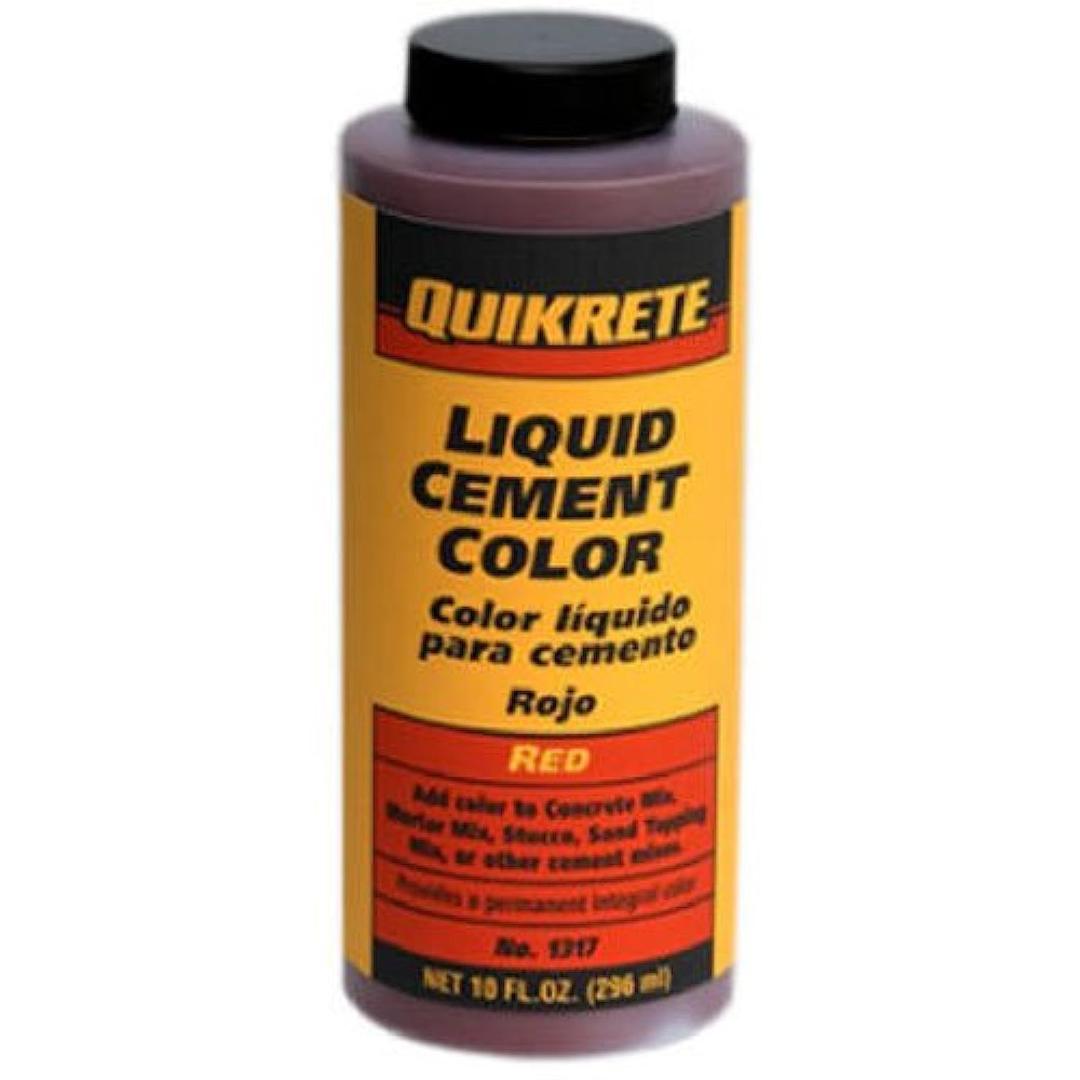 Quikrete 13173 Liquid Cement Color, Red, NET 10 FL. OZ.(296 mL)"