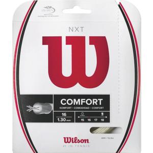WILSON NXT Tennis String - Set and 200m Reel (16, White)