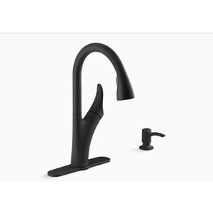 kohler Touchless Pull-Down Kitchen Faucet with Soap Dispenser
