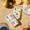 2 x Sonix Southern Floral Case for iPhone 12 / 12Pro [10ft Drop Tested] Women's Protective Pink Flower Clear Cover for Apple iPhone 12, iPhone 12 Pro, (297-0231-0011)