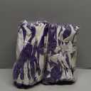 RED STEER GLOVE COMPANY, NITRILE PALM GARDENING GLOVES,PACK OF 20 (White& Purple) Medium