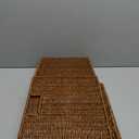 KOUBOO La Jolla Rattan Shelf Handles, Medium, Honey-Brown Storage Basket,