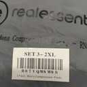 Real Essentials 3 Pack: Men's Active Compression Pants - Workout Base Layer Tights Running Leggings, 2XL