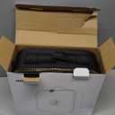 MOMIRA Travel Makeup Bag Cosmetic Bag with Lighted Mirror, Adjustable Brightness in 3 Color Scenarios, Waterproof, 10x Magnifying Mirror, Rotatable Independent Light Mirror- Black(Solid)