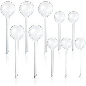 10 Pcs Plant Watering Globes,Clear Automatic Watering Bulbs,Plastic Garden Water Device for Plants,Water Drip Irrigationdevice Watering System