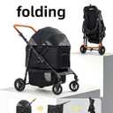 Medium Dog Stroller for Large Dogs, Pet Stroller Up to 80lbs