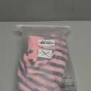 Whippet Shirt, Thin Striped Base Layer Onesie for Greyhounds, Lightweight Striped Base Layer for Sighthounds (Pink&Grey, Size 8(35-41lbs))