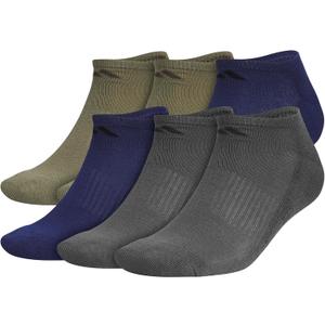 Adidas Men's Athletic Cushioned No Show Socks (6 Pairs) Durable & Comfortable, Large