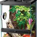 Zilla 11 Gallon Glass Tropical Vertical Habitat Starter Kit for Small Tree Dwelling Reptiles & Amphibians