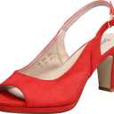 DREAM PAIRS Women’s Sexy High Chunky Heels Peep Toe Platform Block Slingback Dress Pumps Shoes 8.5