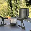 Titanium Backpacking Stove, Foldable Portable Stove for Camping