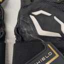 EvoShield Carbyne Adult Batting Gloves with Strap (Small, Black)