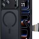 ESR for iPhone 17 Pro Case, Camera Control, Compatible with MagSafe, Shockof Military-Grade tection, Magnetic Phone Case for iPhone 17 Pro, Classic Hybrid Case, Frosted Black