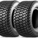 MaxAuto 16x7.50-8 16x7.5x8 Turf Saver Lawn Mower Tire 4PLY, Set of 2
