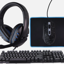 iLive Gaming Bundle - Headphones / Keyboard / Mouse + Pad - Black (IAGMK22VP)