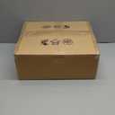 Dimmable Ceiling Fan with Light and Remote Control, 31" Small Flush Mounted Ceiling Fan with Led Lights, APP and Remote Controlled, Modern, Black, Upgraded