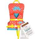 Dark Lightning Coast Guard Approved Toddler Life Jacket 0-30 lbs, Swimming Pool Floaties for Toddlers 1-3 Years Old, USCG Baby/Infant Swim Vest 20-30 Pounds (Red)