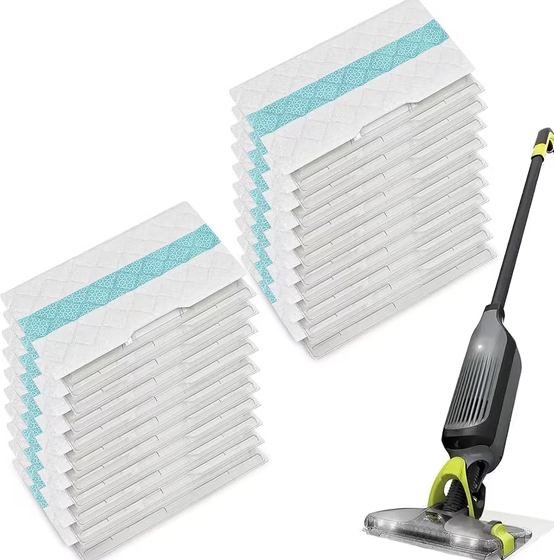 30Pcs Replacement of Split Type Mop PadCompatible for Shark VACMOP DisposableHard Floor Vacuum and Mop Pad Refills forShark Vacmop Pro VM252 VM251 VM250VM200 VC205 QM250 VM190 VM200P12 VMP30