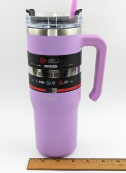 B-Well 30oz Stainless Steel Bottle Pink