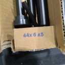 Black Curtain Rod 44x6 x5