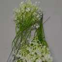 Der Rose 24PCS White Babys Breath Artificial Flowers, 11'' Elegant Faux Baby Breath Flowers for Wedding Home Decor, Table Centerpieces & DIY Fake Flowers