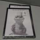 2 x Framed Bathroom Wall Simple Decoration Fun Crocodile Wearing Toilet Paper Hat Black And White Frame Home Decoration Animal Canvas Printing Canvas Art