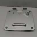 Nulaxy Ergonomic Adjustable Laptop Stand for Desk, Dual Foldable Computer Riser with Advanced Heat-Vent, Heavy-Duty Portable Notebook Holder for Posture Correction, Compatible with Mac 10-17" Laptops