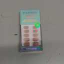 BTArtbox Press On Nails Short - Taro Nude Squoval Fall Press On Nails with Glue for Women, Opaque Soft Gel Glue On Nails in 15 Sizes - 30 Stick On Nails Kit, Clay Kiss