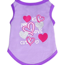 Dog Shirts Summer Printed Puppy Clothes Cute Sleeveless Pet T Shirts Dog Clothes for XSmall Dogs Cats Girl