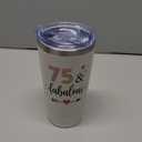 75th Birthday Gifts for Women - 1951 75th Birthday Decorations for Woman - Turning 75 Year Old Gifts for Women - 75 Fabulous Tumbler 20 oz