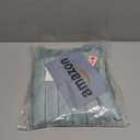 decorUhome Cozy Faux Fur Spring Throw Pillow Covers 16x16 Set of 2 Decorative Soft Plush Striped Modern Farmhouse Boho Couch Pillow Cases with Velvet Back for Sofa Bed Living Room, Aqua