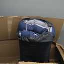 Sportneer Camping Cot: 1200D Double Layer Oxford Camping Cots for Adults - Heavy-Duty Foldable Cots for Camping Travel Tent Day Outdoor & Home Guest, Camping Cots with Mattress Carry Bag & 2 Pockets (Blue+blue)