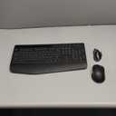 Wireless Keyboard and Mouse Combo, 9 Backlit Effects, Wrist Rest, Phone Holder, 2.4G Lag-Free Ergonomic Keyboards, Rechargeable Silent Cordless Set for Computer, Laptop, PC, Mac, Windows -SABLUTE (Classic Black)