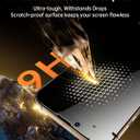 UNBREAKcable 2PCS Screen Protector for iPhone 13 Pro Max - 1 Privacy Tempered Glass+1 Clear Glass Double Shatterproof [Installation Frame] [9H Hardness] [Case Friendly] Anti-Scratch iPhone 6.7 inch