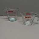 Pyrex Essentials (2-Pack) Glass Measuring Cups Set, (1 & 2 Cup) Measuring Cups For Prepping, Baking and Cooking, Preheated Oven, Dishwasher, Freezer, and Microwave Safe