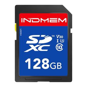 128GB SD Card, C10, U3, V30, High Speed up to 90M/S, SDXC UHS-I Memory Cards, Full HD & 4K Video Compatible with Digital Camera, HD Camcorders, DSLR and PC, 128 GB(1 Pack)