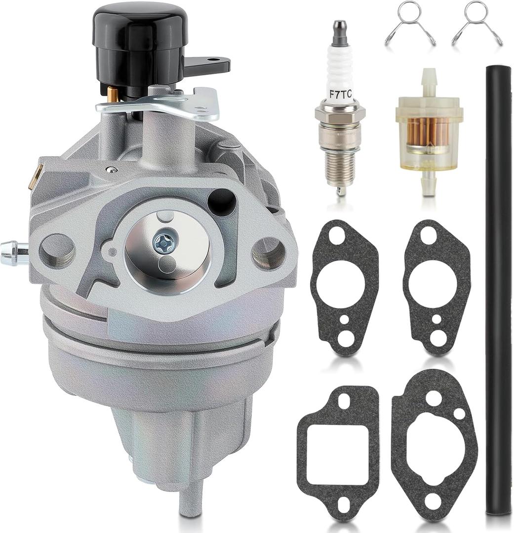 AUTOKAY 16100-Z0J-H03 Carburetor Assembly with Gaskets Kit Fits for Honda Snow Blower HS520 HS720 replaces old # 16100-Z0J-H02