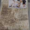 IOHOUZE Abstract Area Rugs 9x12 Ft Washable Large Rugs for Living Room, Non Slip Dining Room Rug, Printed Faux Wool Rugs for Bedroom, Floor Carpet for Office Nursery Playroom, Beige Brown (Gold/Yellow/Brown/Beige/White)